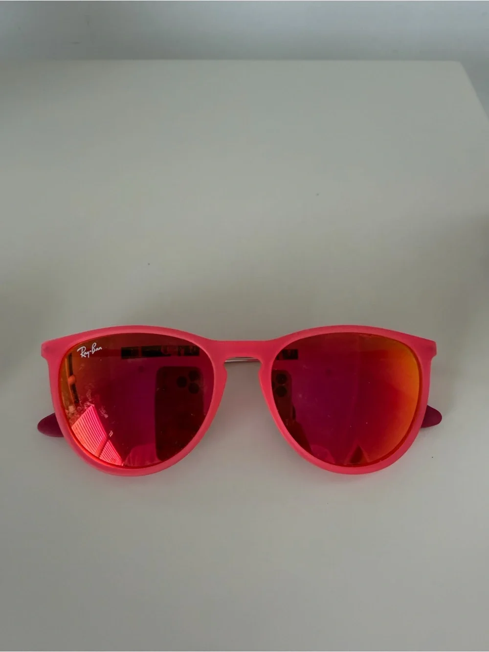 Ray-Ban Kids Pink Frame with Pink Mirrored Lenses